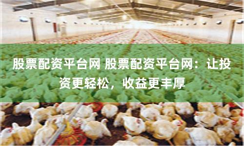 股票配资平台网 股票配资平台网：让投资更轻松，收益更丰厚